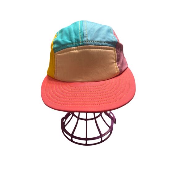 NWOT Mokuyobi Color Block Baseball Style Cap Hat Adjustable Made in the USA